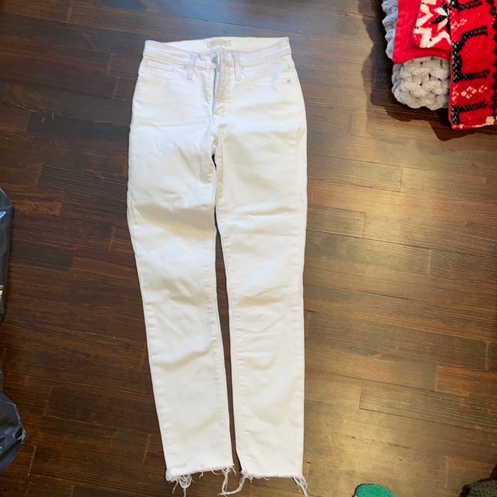 Madewell white jeans size small
